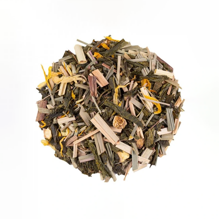Thé Vert au Gingembre & Citron Bio – Pour une Pause Vive et Naturelle